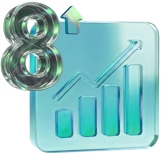 Up to 8 Charts Per Screen